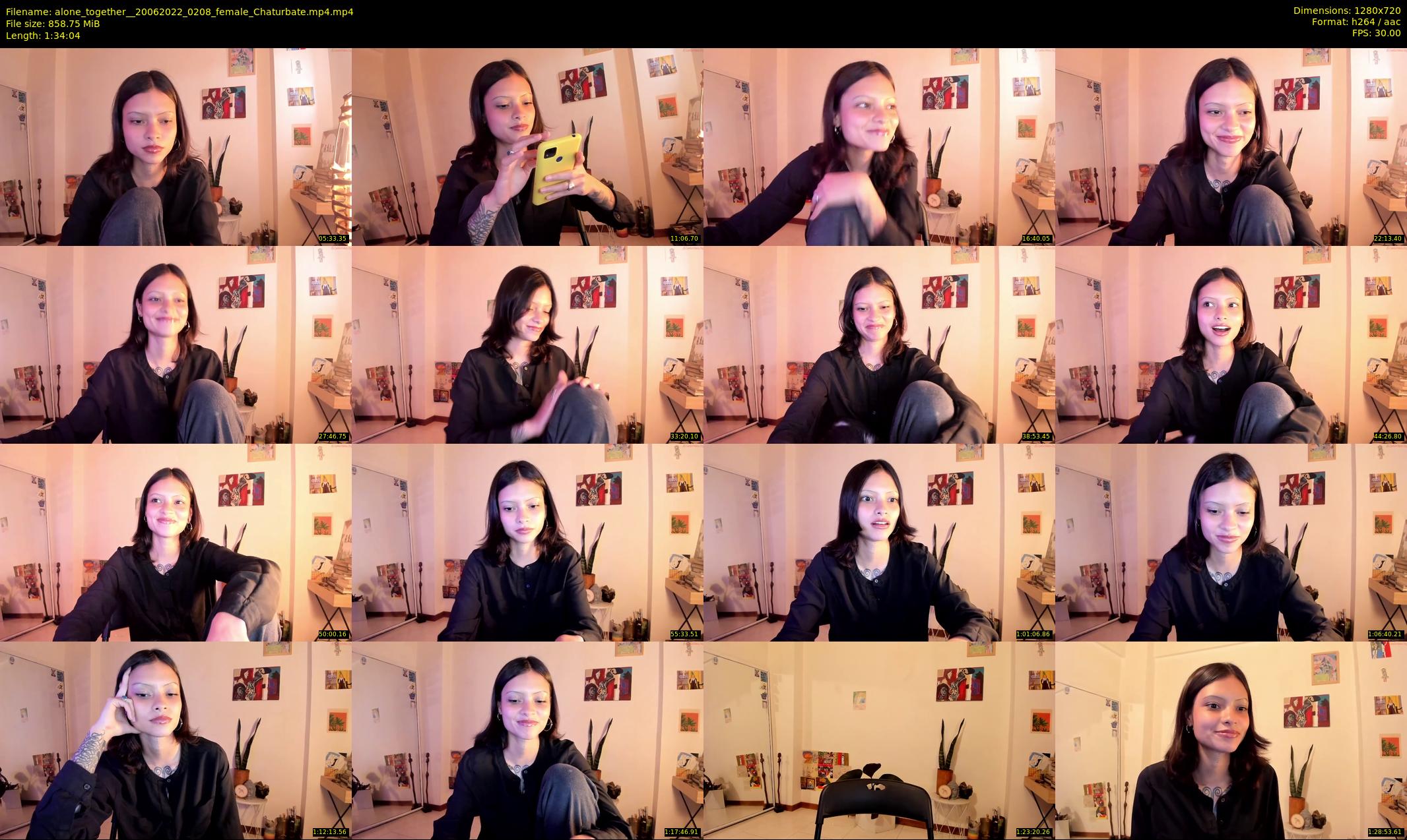 alone_together_ — 95 minute Chaturbate female cam show recording, 720p, Jun 20, 2022