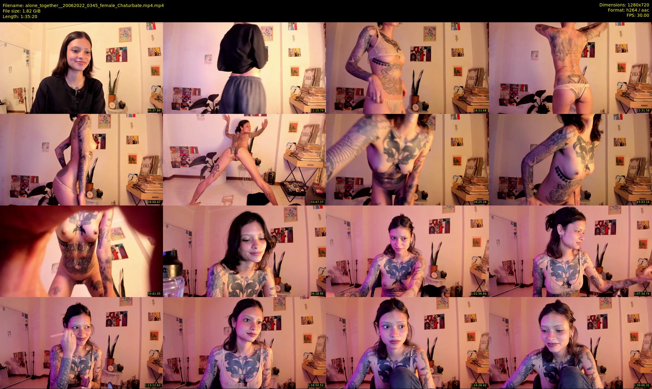 alone_together_ — 96 minute Chaturbate female cam show recording, 720p, Jun 20, 2022