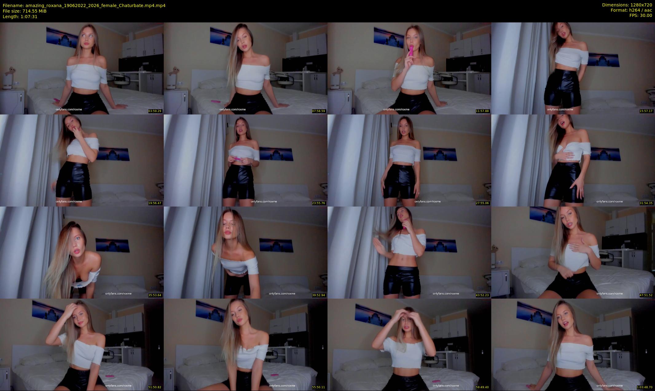 amazing_roxana — 68 minute Chaturbate female cam show recording, 720p, Jun 19, 2022