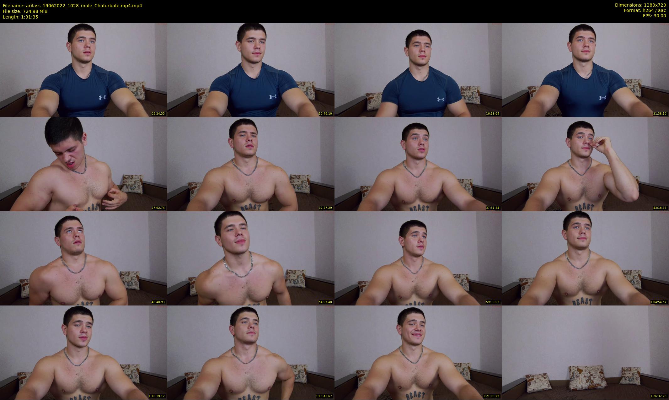 arilass — 92 minute Chaturbate male cam show recording, 720p, Jun 19, 2022