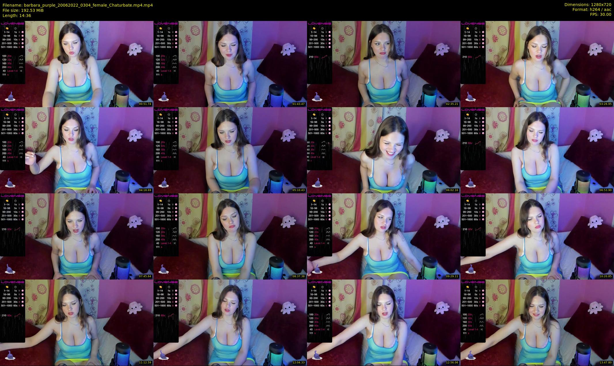 barbara_purple — 15 minute Chaturbate female cam show recording, 720p, Jun 20, 2022