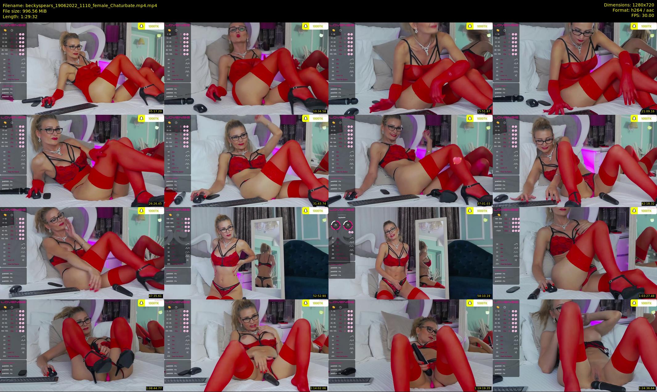 beckyspears — 90 minute Chaturbate female cam show recording, 720p, Jun 19, 2022
