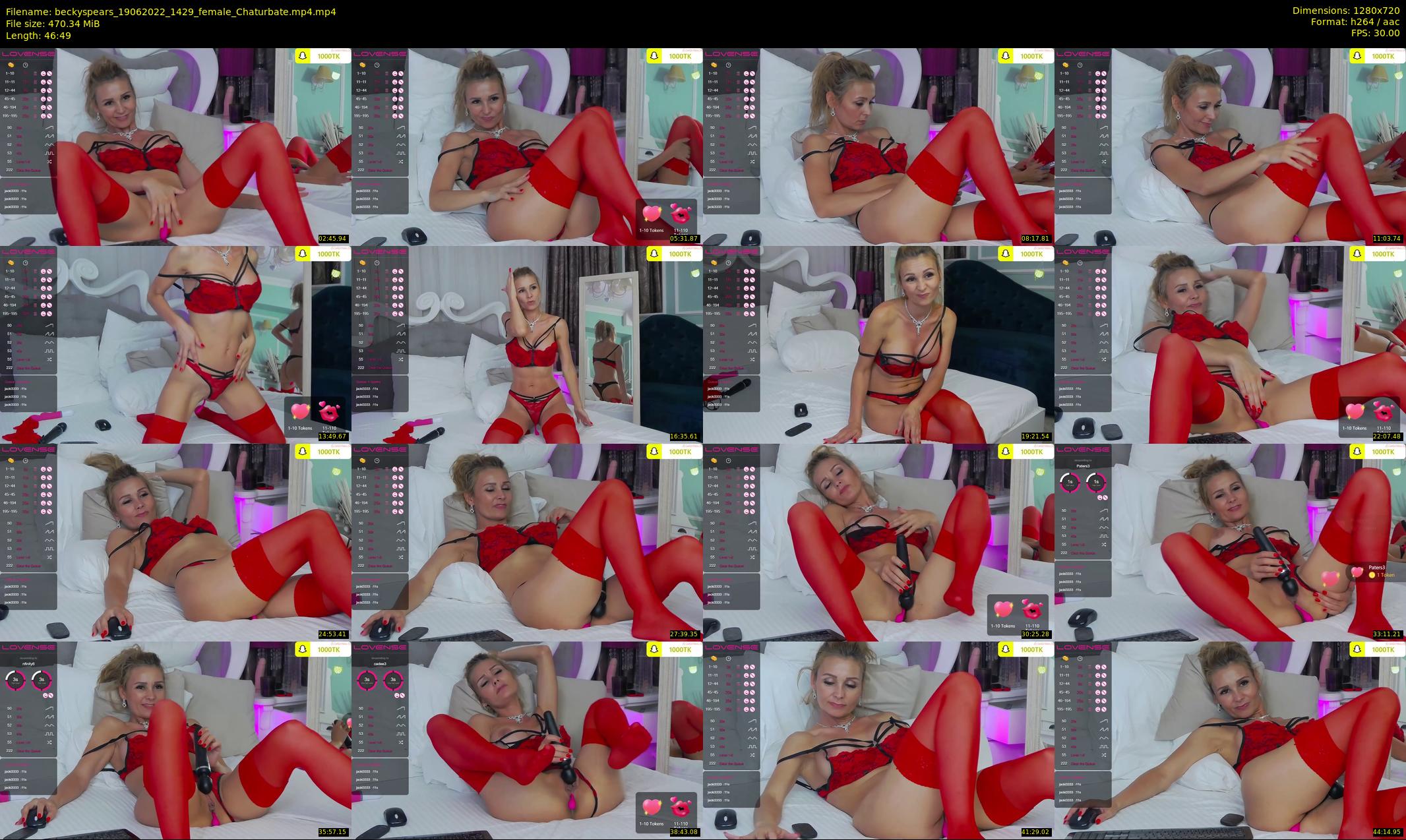 beckyspears — 47 minute Chaturbate female cam show recording, 720p, Jun 19, 2022