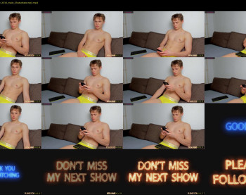 benjaminbond — 8 minute Chaturbate male cam show recording, 1080p, Jun 19, 2022