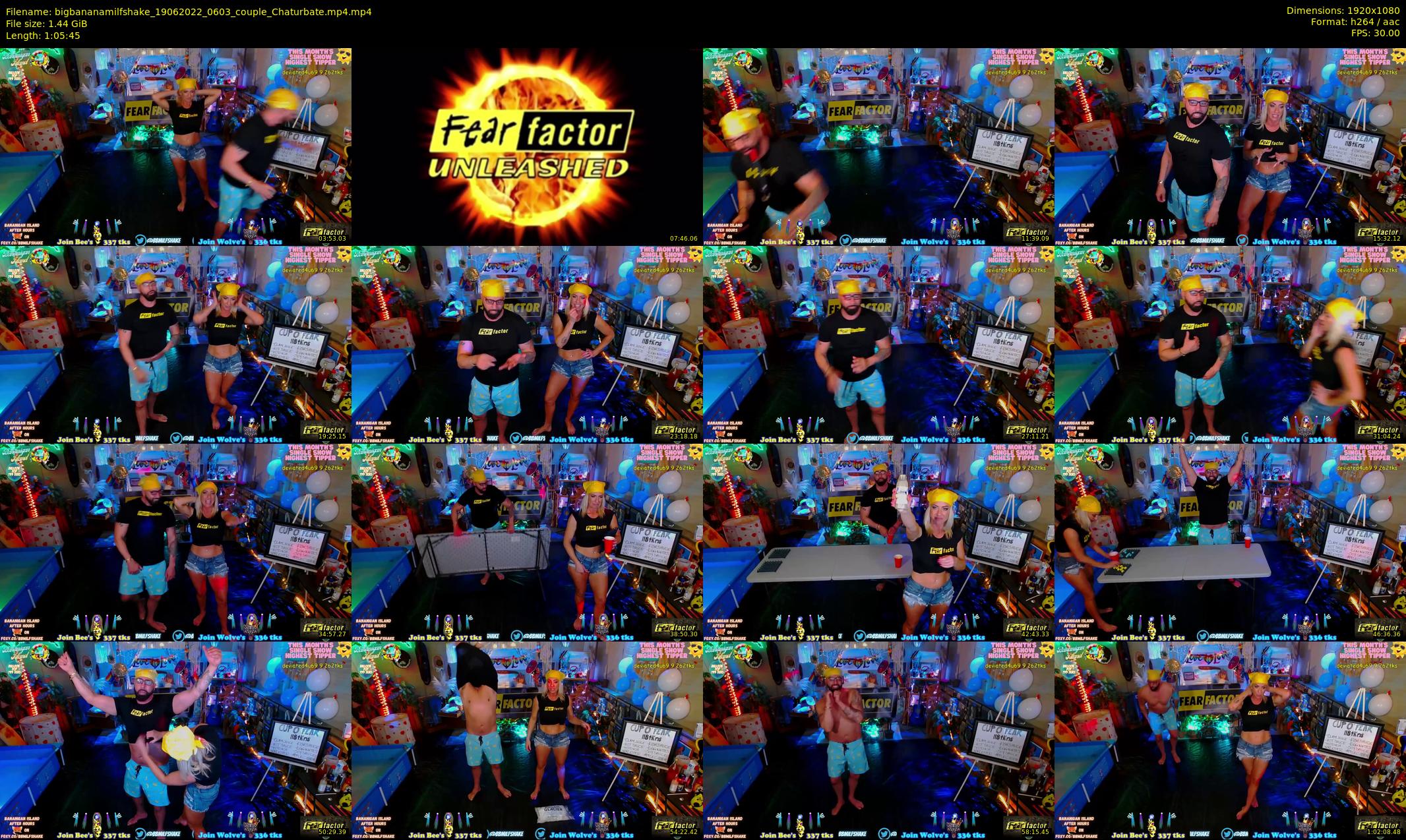 bigbananamilfshake — 66 minute Chaturbate couple cam show recording, 1080p, Jun 19, 2022