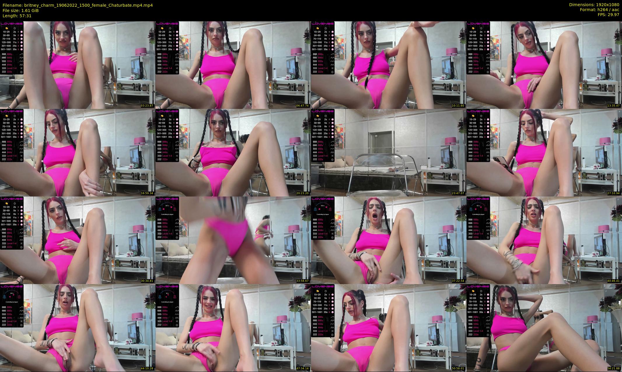 britney_charm — 58 minute Chaturbate female cam show recording, 1080p, Jun 19, 2022