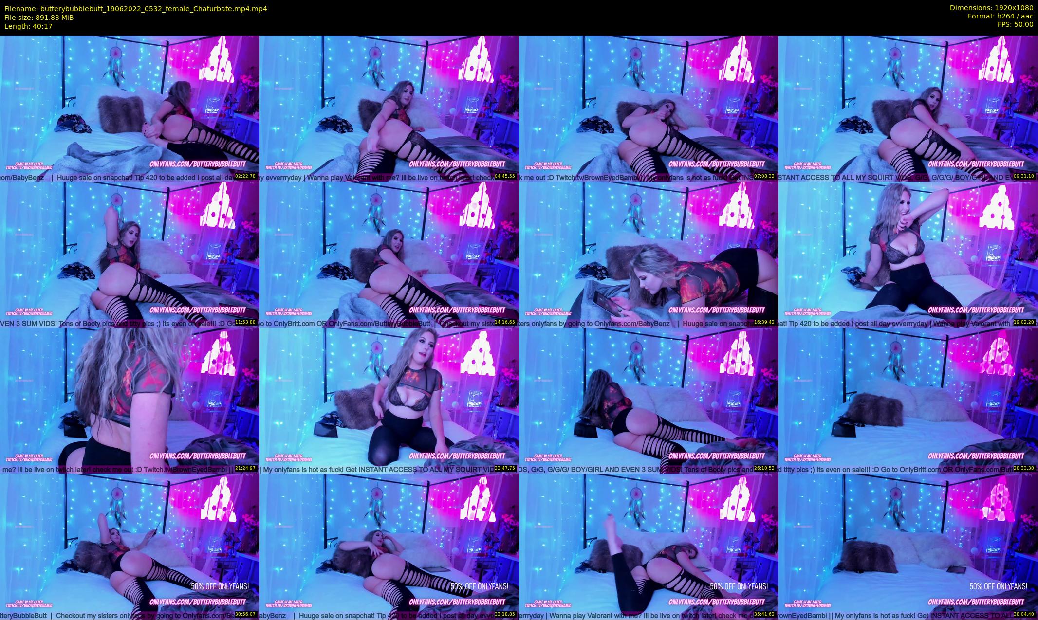 butterybubblebutt — 41 minute Chaturbate couple cam show recording, 1080p, Jun 19, 2022