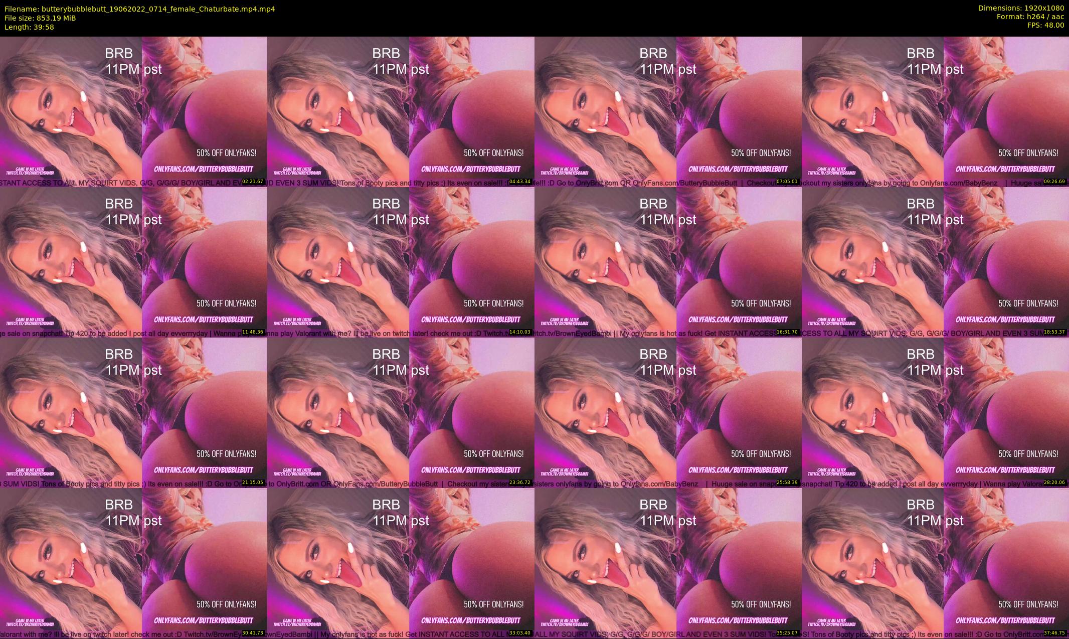 butterybubblebutt — 40 minute Chaturbate couple cam show recording, 1080p, Jun 19, 2022