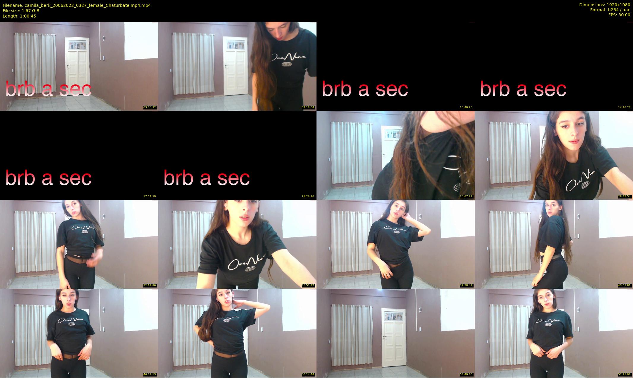 camila_berk — 61 minute Chaturbate female cam show recording, 1080p, Jun 20, 2022