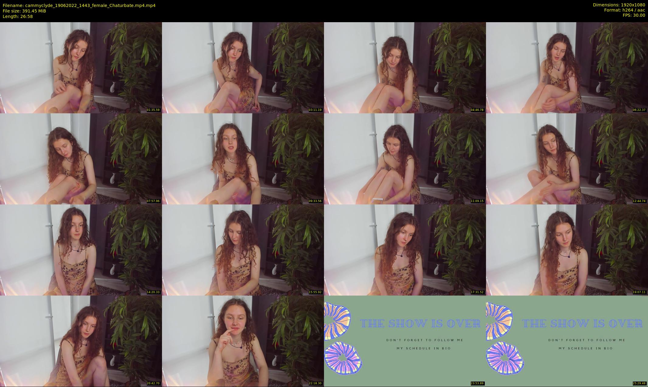 cammyclyde — 27 minute Chaturbate female cam show recording, 1080p, Jun 19, 2022