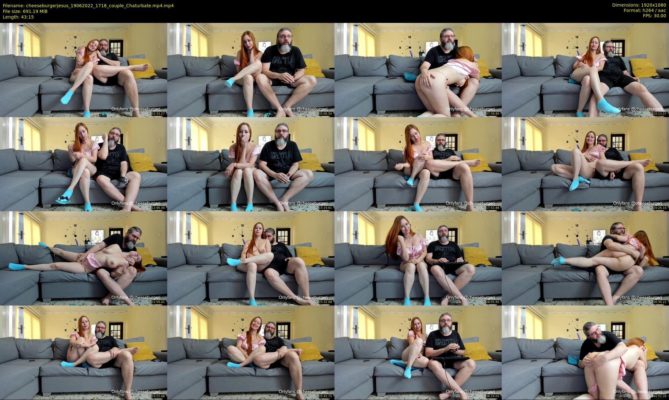 cheeseburgerjesus — 44 minute Chaturbate couple cam show recording, 1080p, Jun 19, 2022