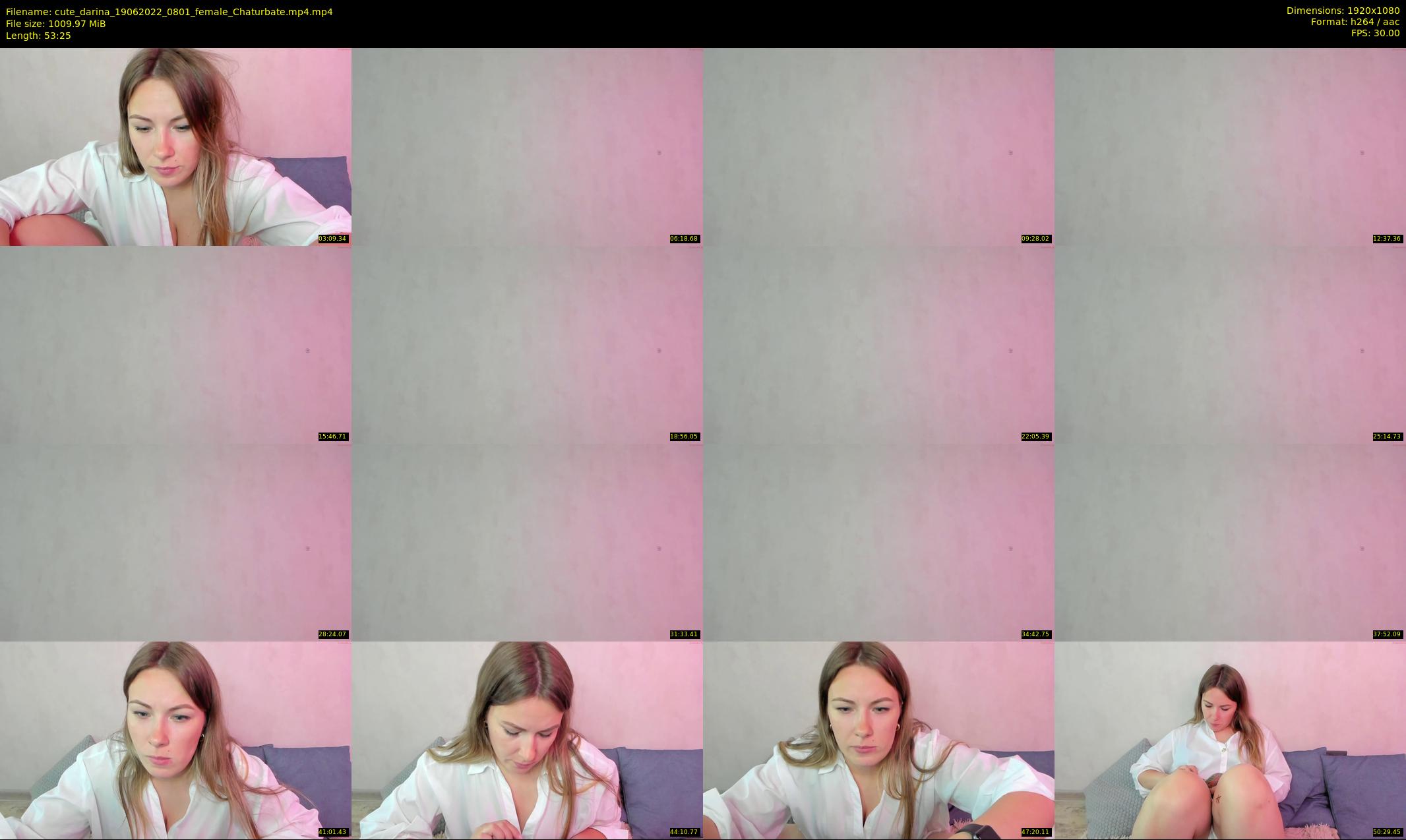cute_darina — 54 minute Chaturbate female cam show recording, 1080p, Jun 19, 2022