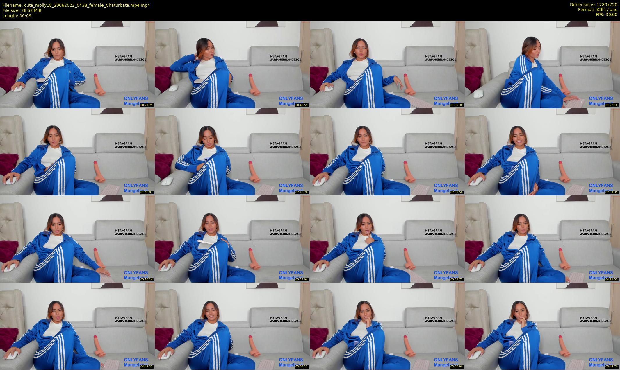 cute_molly18 — 7 minute Chaturbate female cam show recording, 720p, Jun 20, 2022