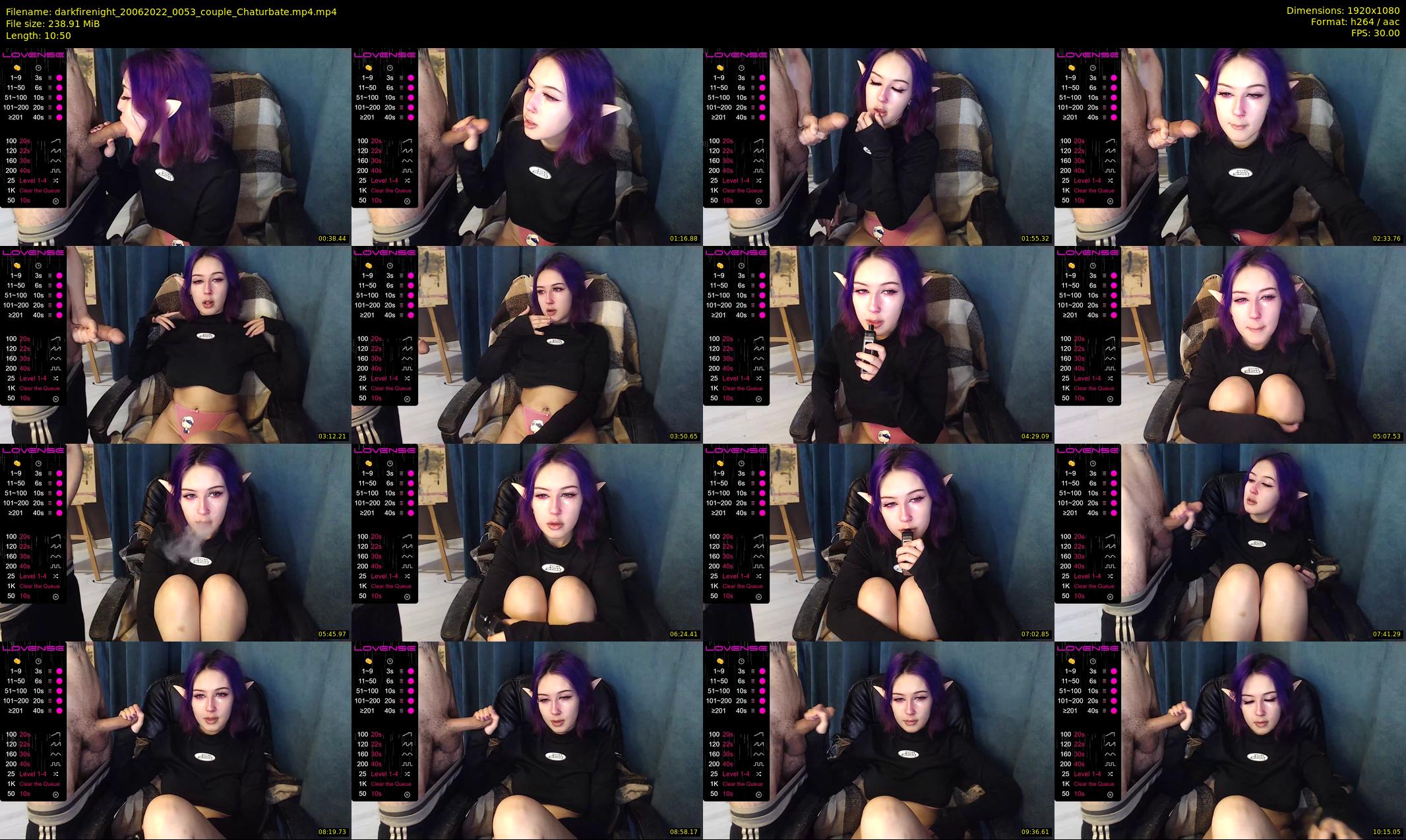 darkfirenight — 11 minute Chaturbate couple cam show recording, 1080p, Jun 20, 2022