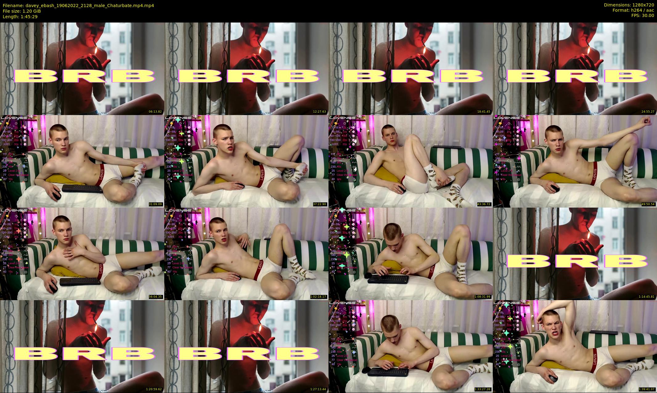 davey_ebash — 106 minute Chaturbate male cam show recording, 720p, Jun 19, 2022