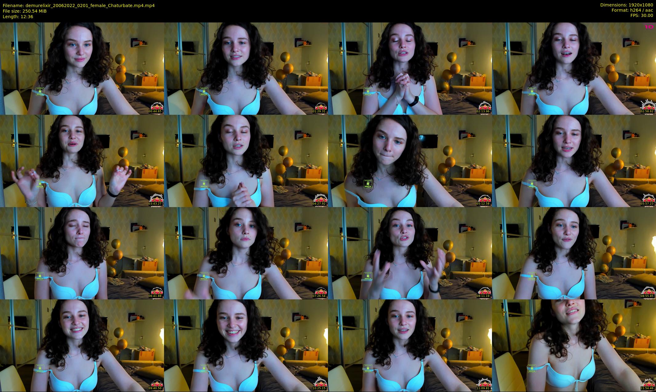 demurelixir — 13 minute Chaturbate female cam show recording, 1080p, Jun 20, 2022