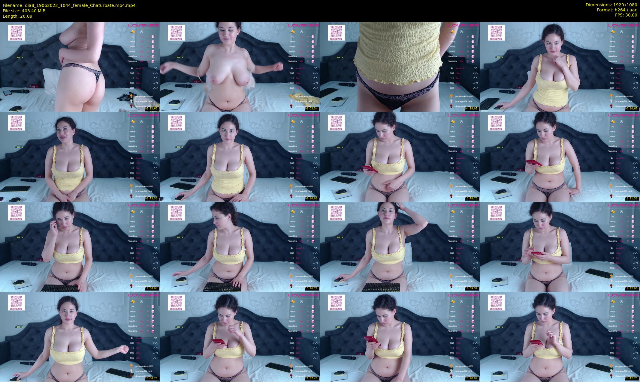 dia8 — 27 minute Chaturbate female cam show recording, 1080p, Jun 19, 2022