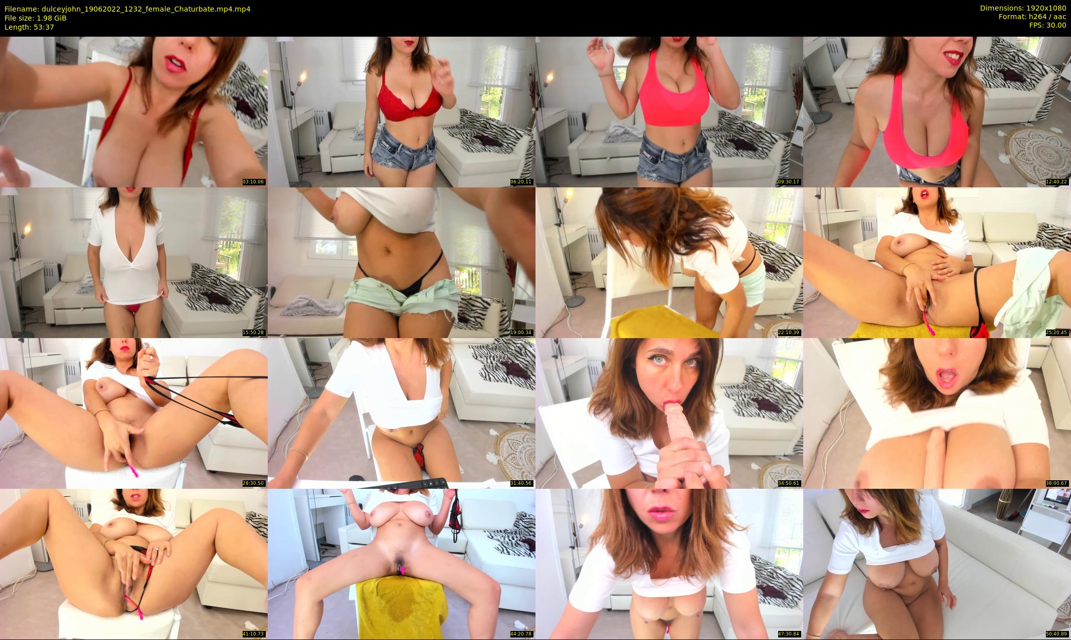 dulceyjohn — 54 minute Chaturbate female cam show recording, 1080p, Jun 19, 2022
