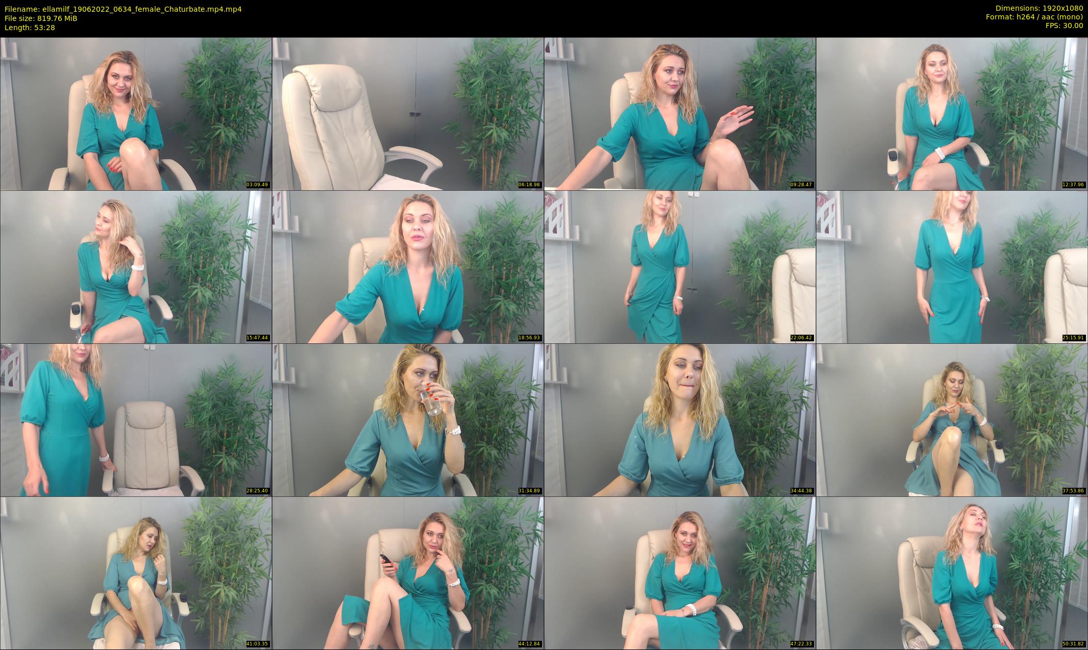 ellamilf — 54 minute Chaturbate female cam show recording, 1080p, Jun 19, 2022