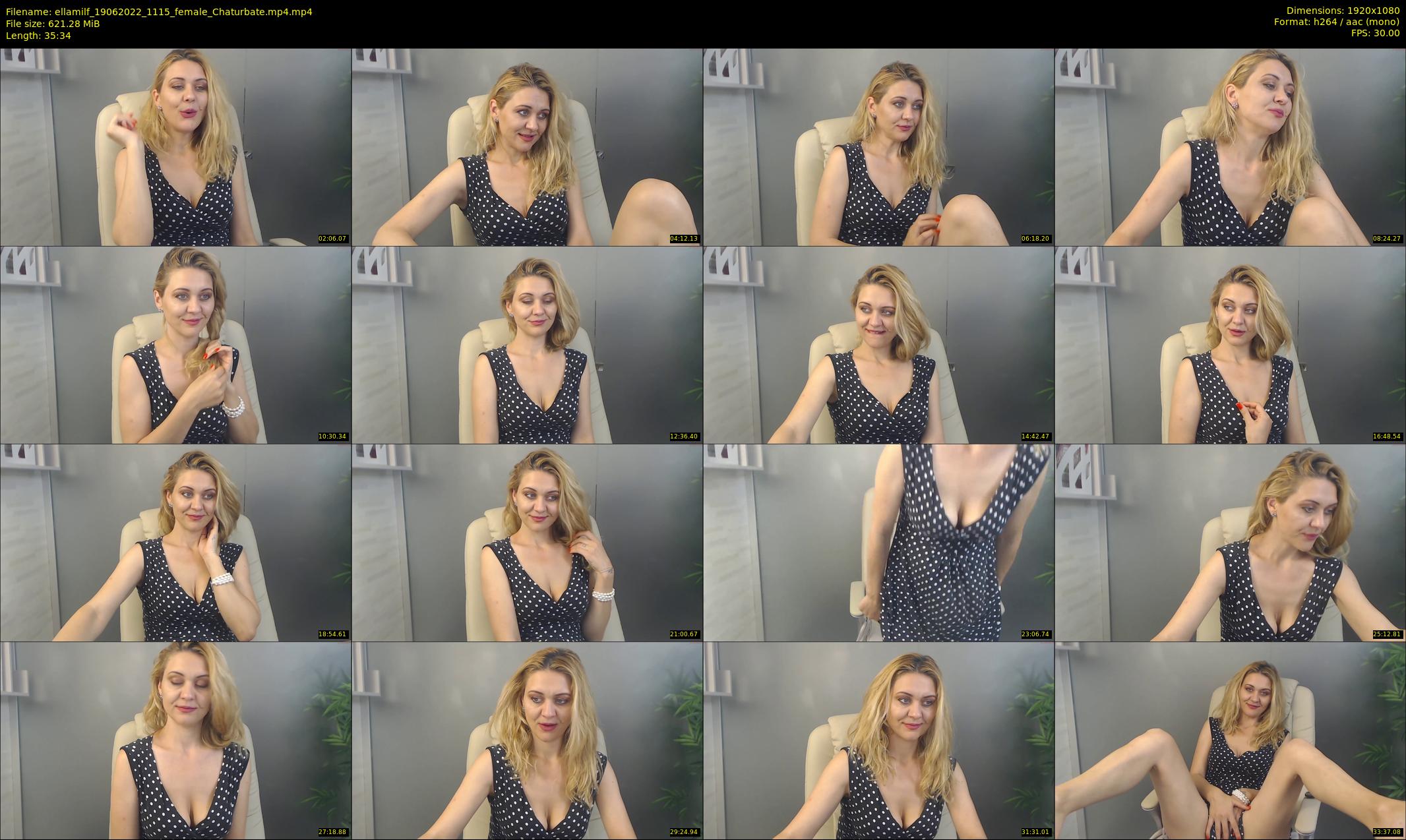 ellamilf — 36 minute Chaturbate female cam show recording, 1080p, Jun 19, 2022