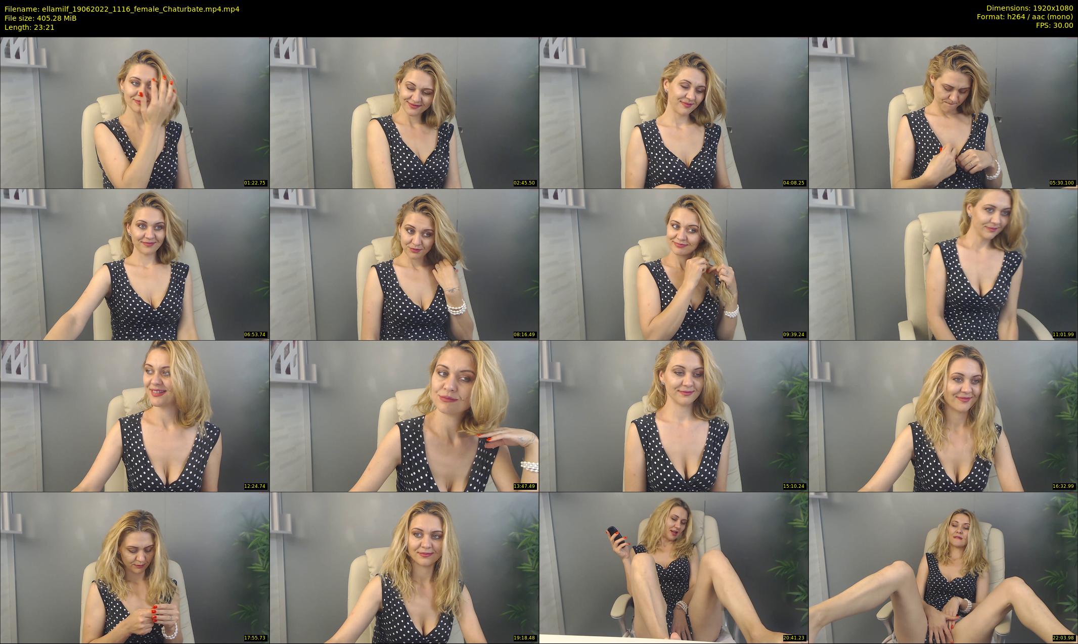 ellamilf — 24 minute Chaturbate female cam show recording, 1080p, Jun 19, 2022