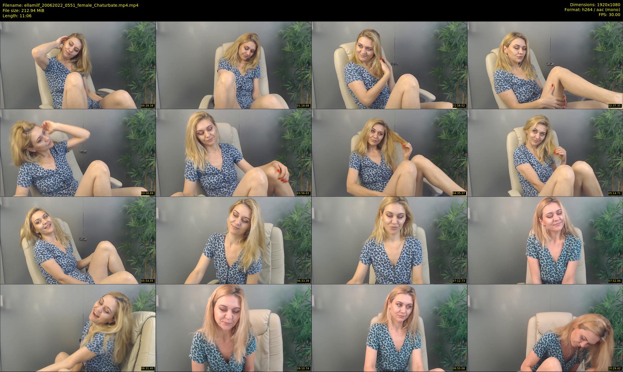 ellamilf — 12 minute Chaturbate female cam show recording, 1080p, Jun 20, 2022