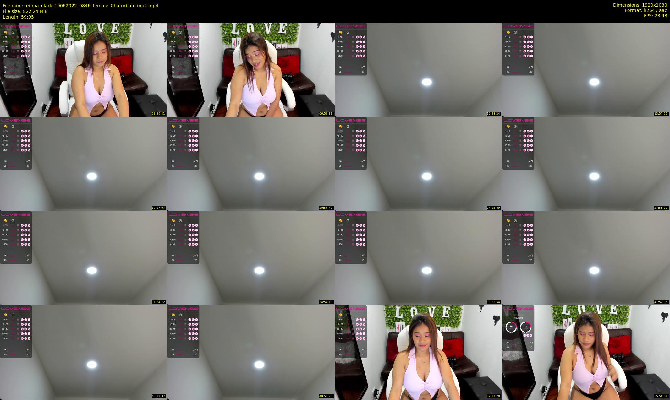 enma_clark — 60 minute Chaturbate female cam show recording, 1080p, Jun 19, 2022