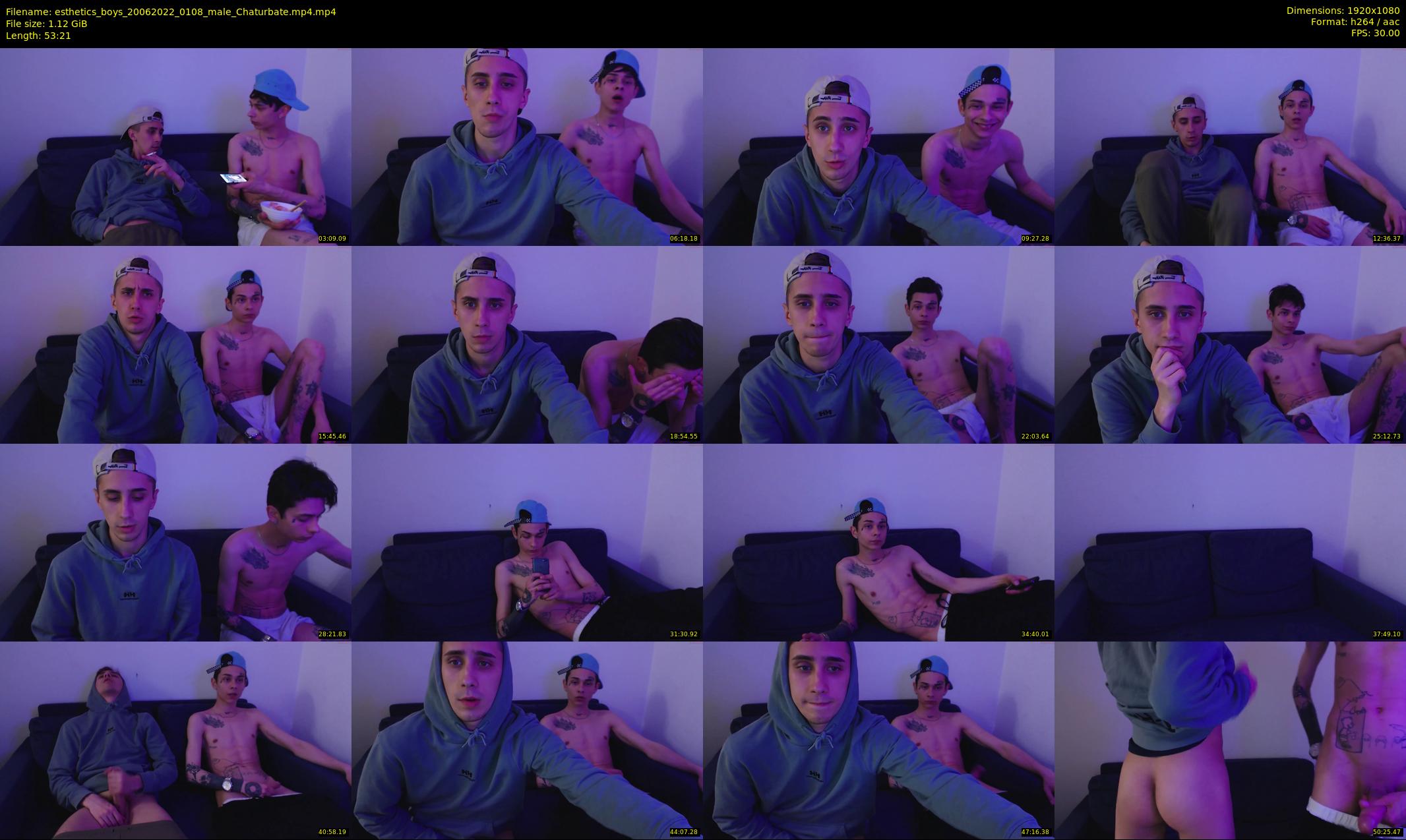 esthetics_boys — 54 minute Chaturbate male cam show recording, 1080p, Jun 20, 2022