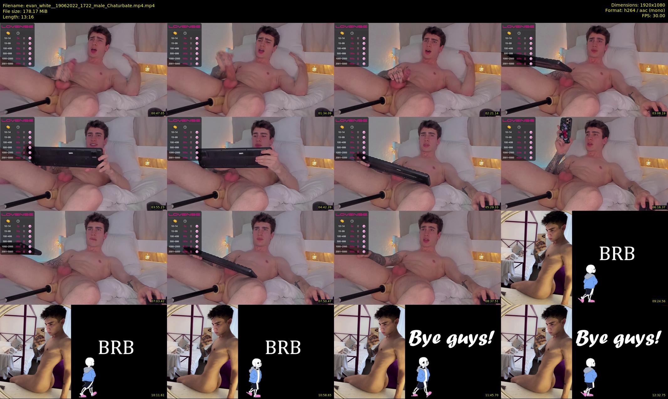 evan_white_ — 14 minute Chaturbate male cam show recording, 1080p, Jun 19, 2022