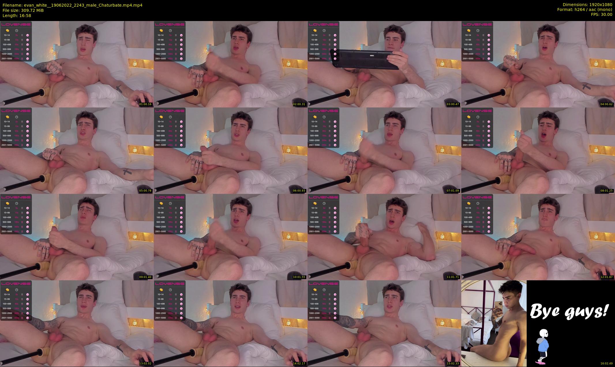 evan_white_ — 17 minute Chaturbate male cam show recording, 1080p, Jun 19, 2022