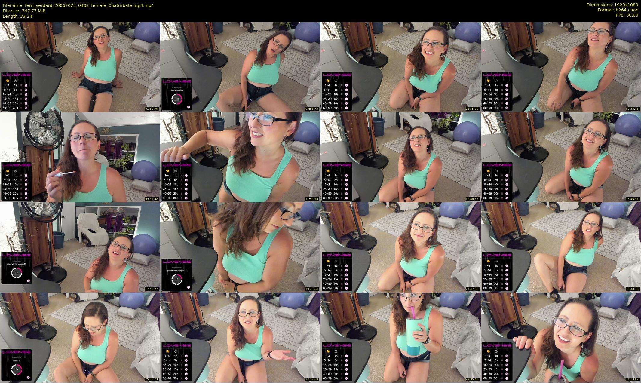 fern_verdant — 34 minute Chaturbate female cam show recording, 1080p, Jun 20, 2022