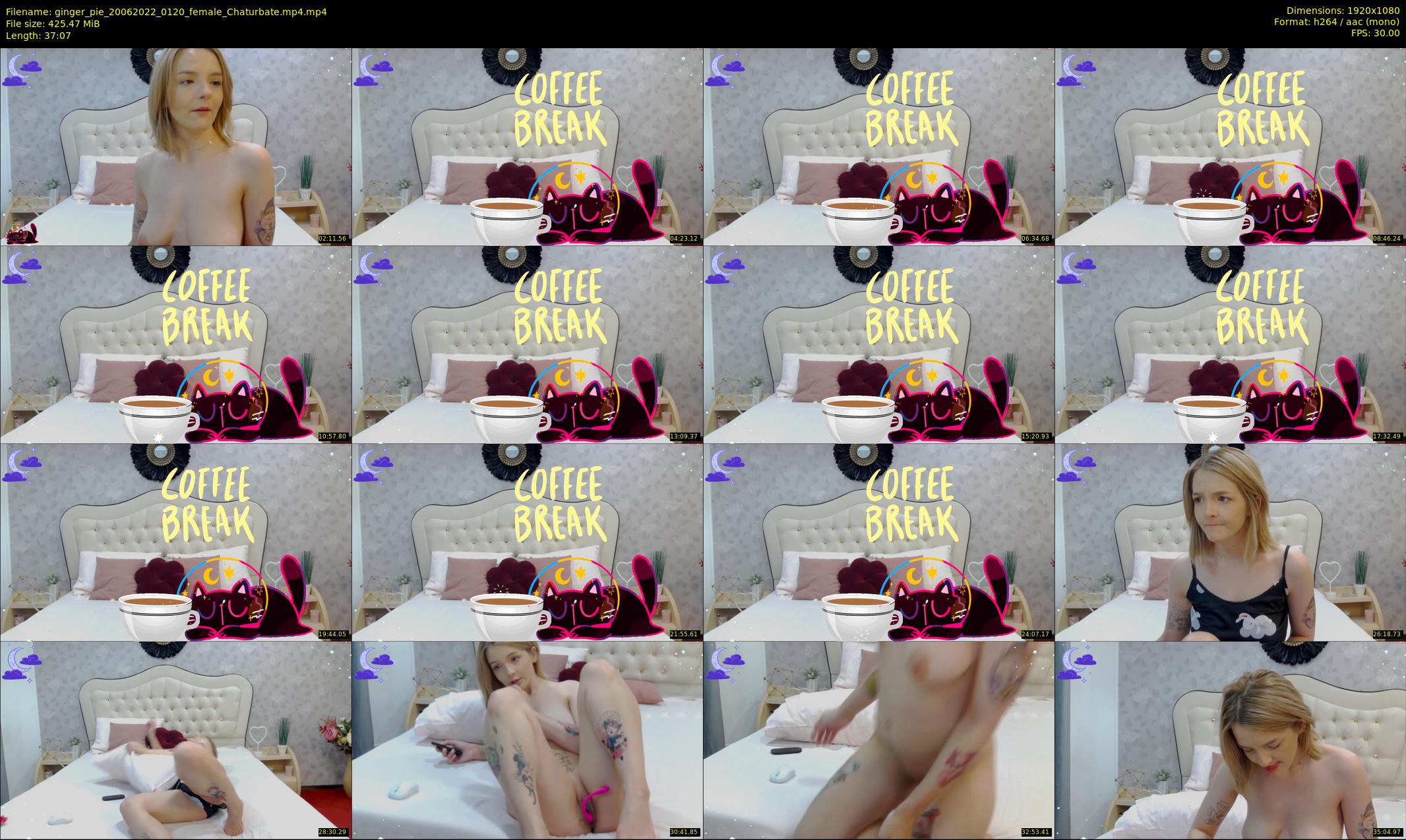 ginger_pie — 38 minute Chaturbate female cam show recording, 1080p, Jun 20, 2022