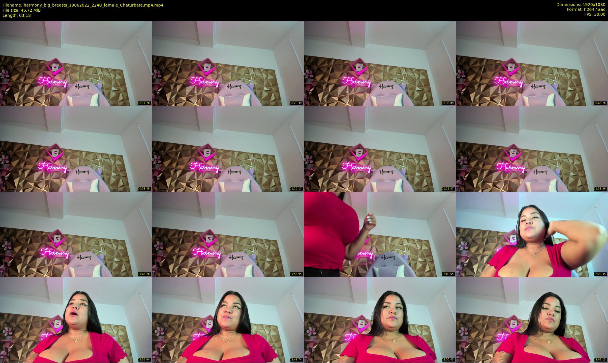 harmony_big_breasts — 4 minute Chaturbate female cam show recording, 1080p, Jun 19, 2022