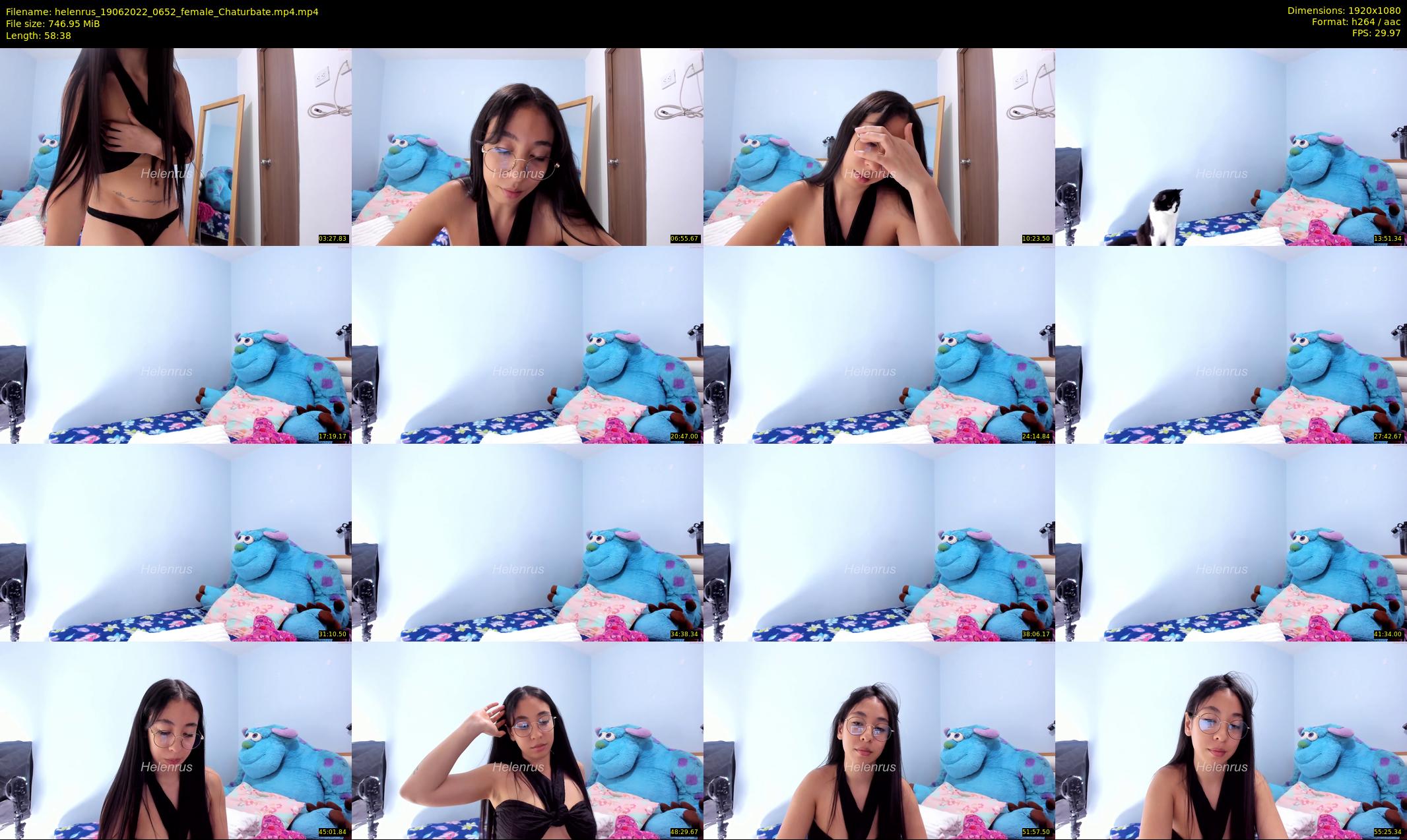 helenrus — 59 minute Chaturbate female cam show recording, 1080p, Jun 19, 2022