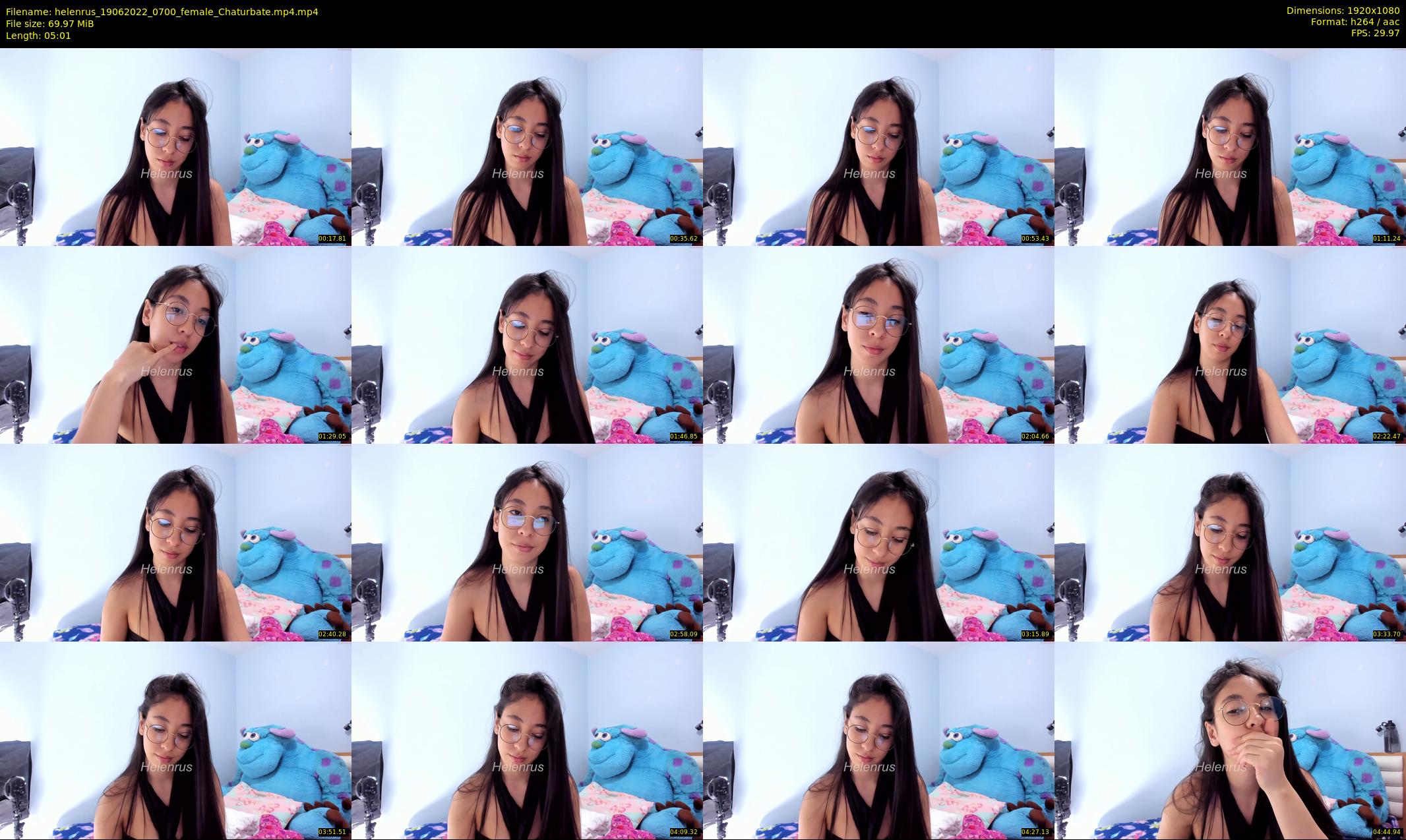 helenrus — 6 minute Chaturbate female cam show recording, 1080p, Jun 19, 2022