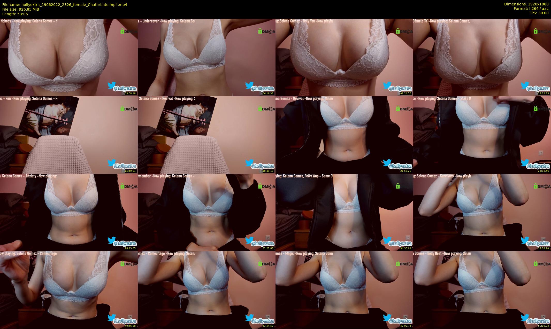 hollyextra — 54 minute Chaturbate female cam show recording, 1080p, Jun 19, 2022