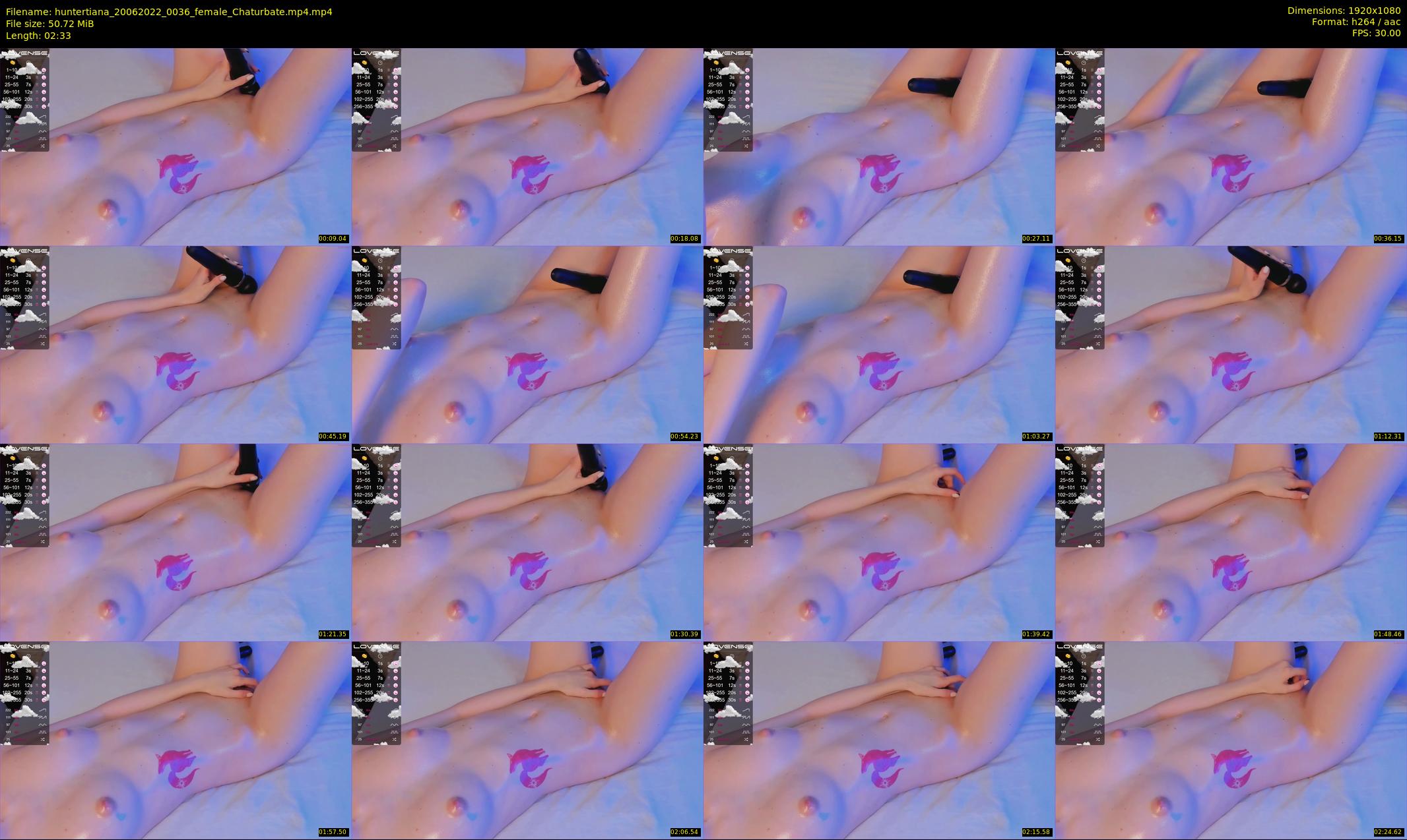 huntertiana — 3 minute Chaturbate female cam show recording, 1080p, Jun 20, 2022