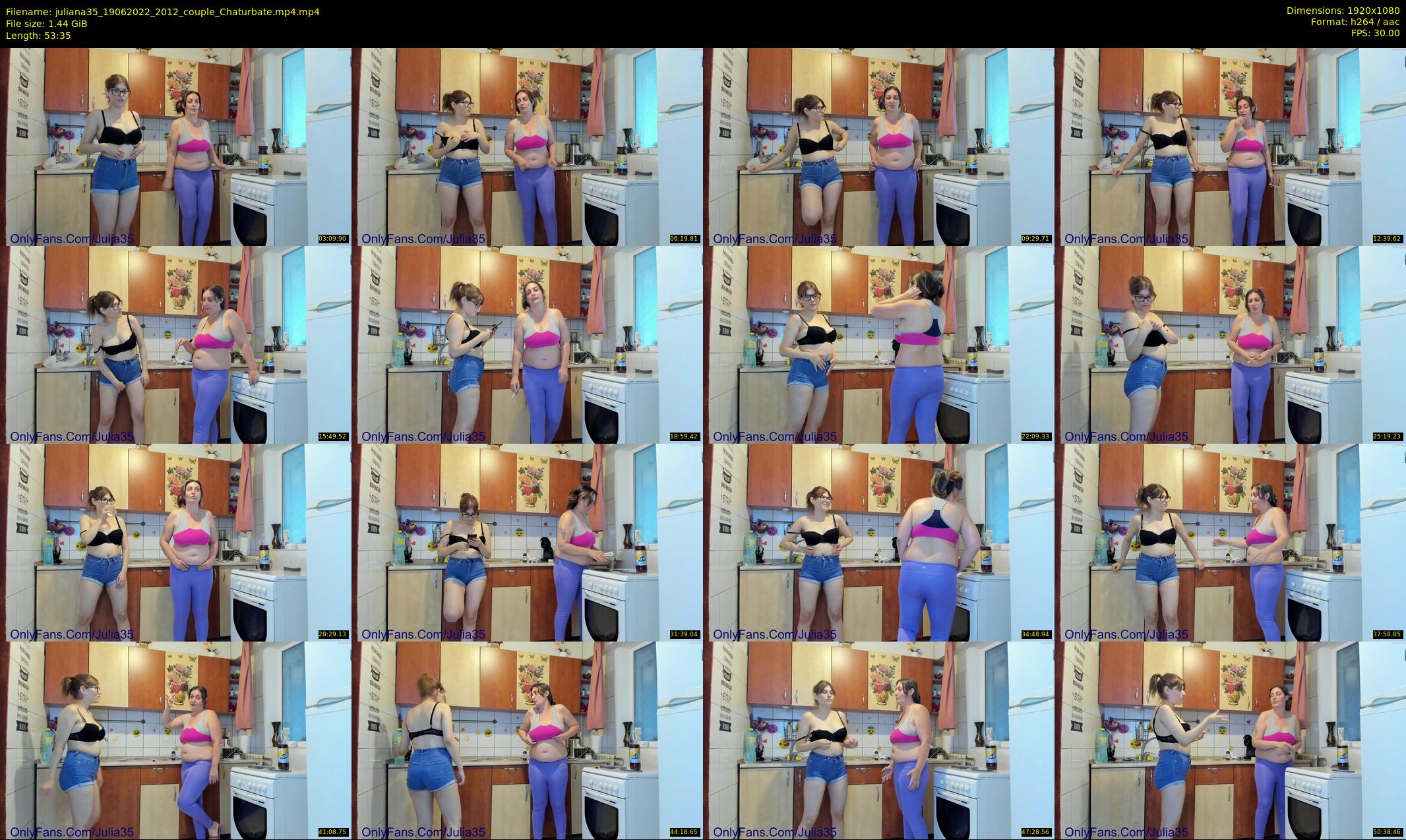 juliana35 — 54 minute Chaturbate couple cam show recording, 1080p, Jun 19, 2022
