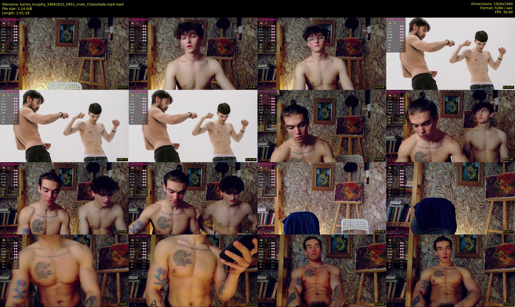 karlos_murphy — 62 minute Chaturbate male cam show recording, 1080p, Jun 19, 2022