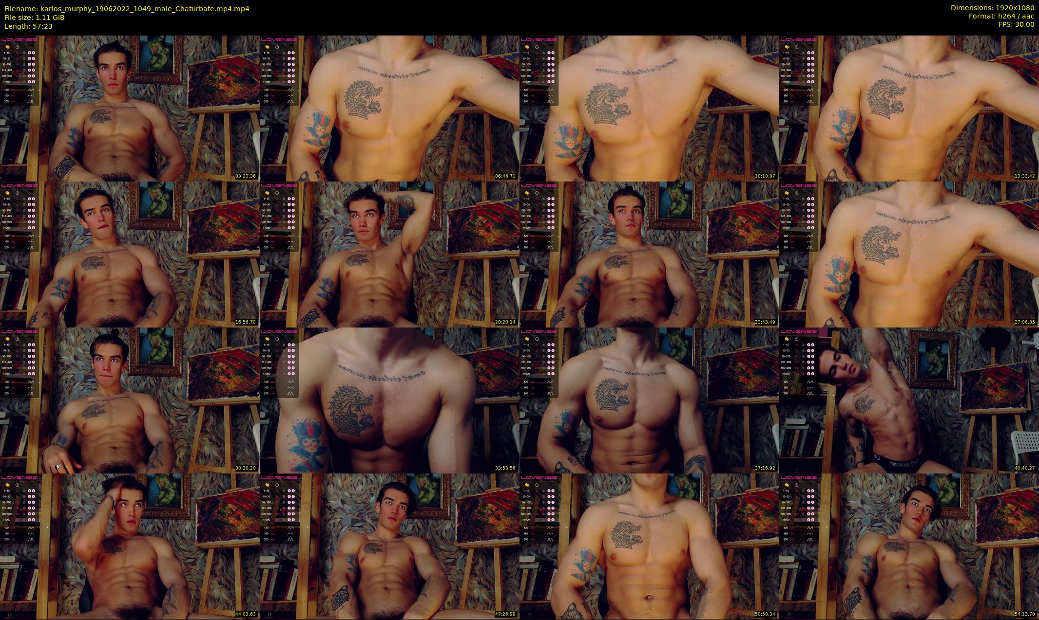 karlos_murphy — 58 minute Chaturbate male cam show recording, 1080p, Jun 19, 2022