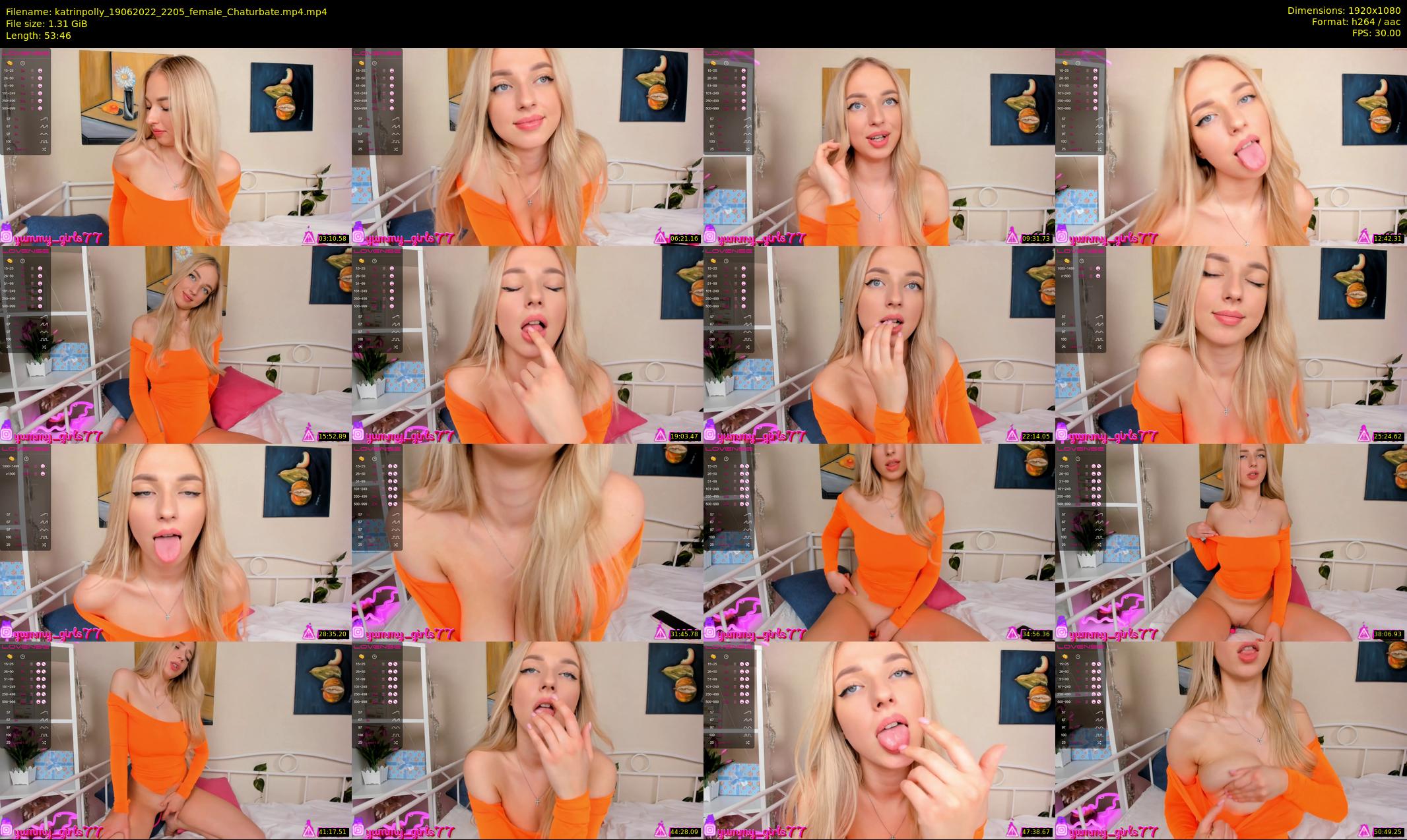 katrinpolly — 54 minute Chaturbate couple cam show recording, 1080p, Jun 19, 2022
