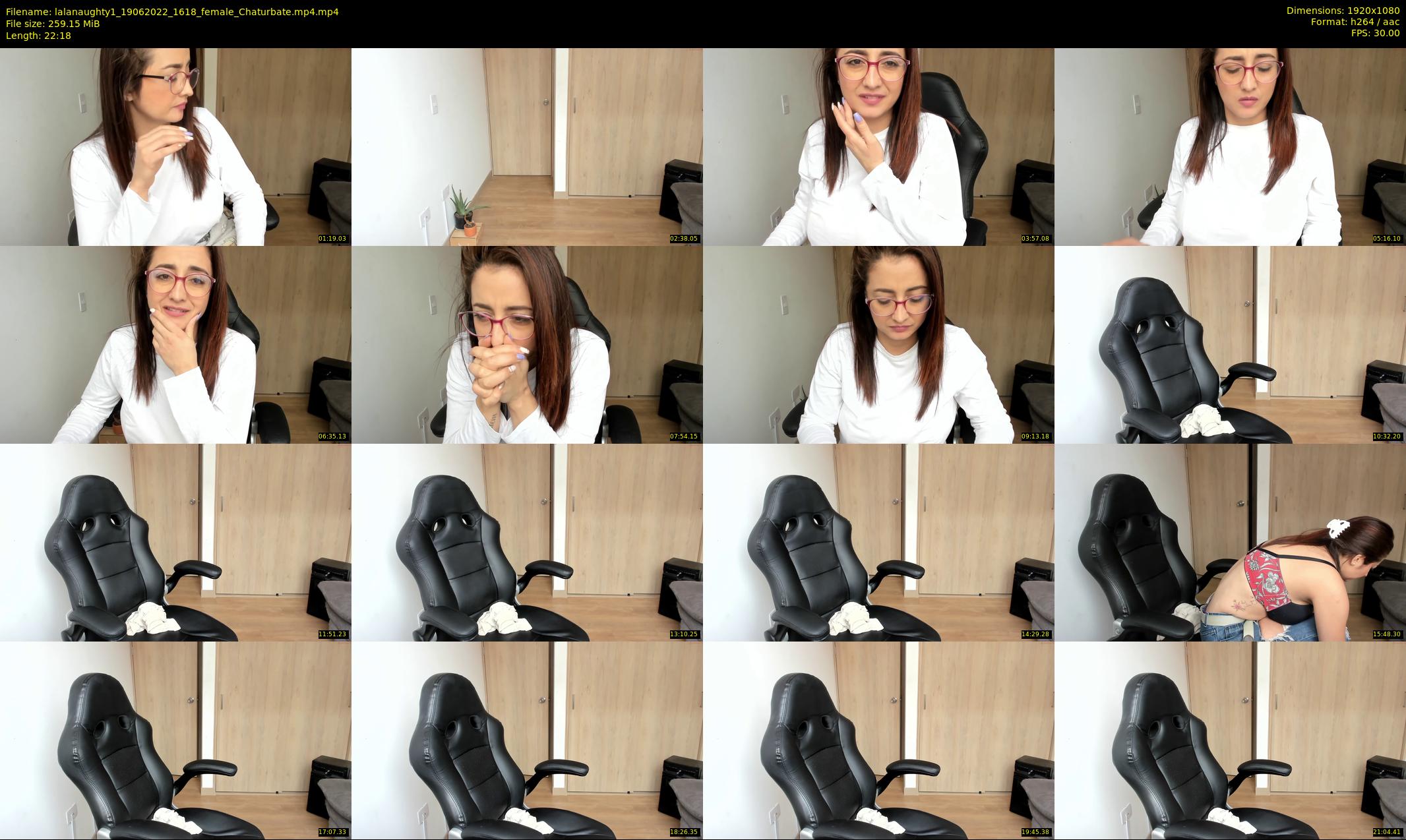 lalanaughty1 — 23 minute Chaturbate female cam show recording, 1080p, Jun 19, 2022