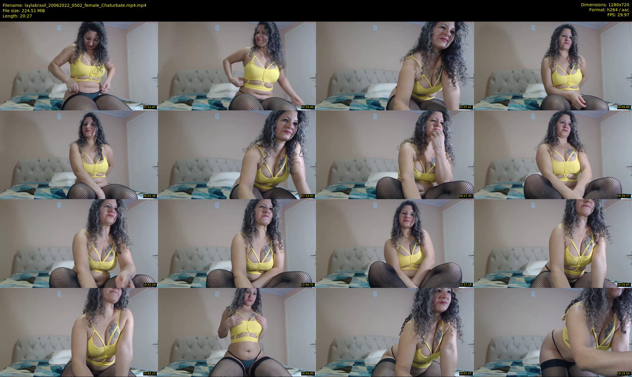 laylabrasil — 21 minute Chaturbate female cam show recording, 720p, Jun 20, 2022
