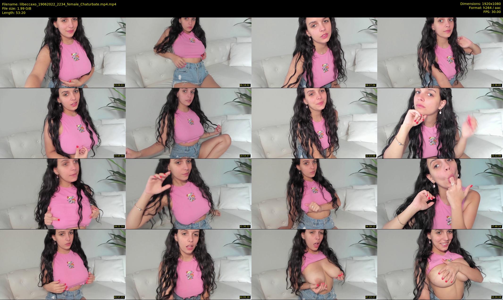 lilbeccaxo — 54 minute Chaturbate female cam show recording, 1080p, Jun 19, 2022