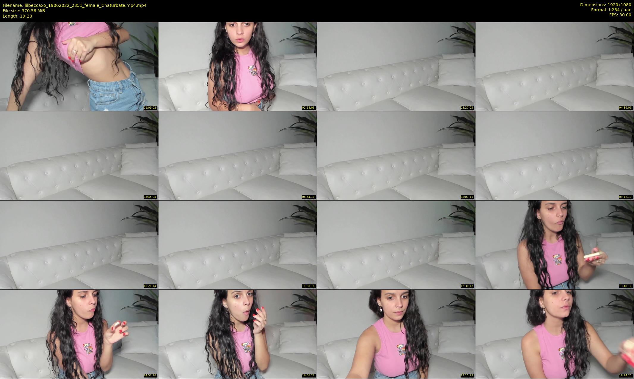 lilbeccaxo — 20 minute Chaturbate female cam show recording, 1080p, Jun 19, 2022