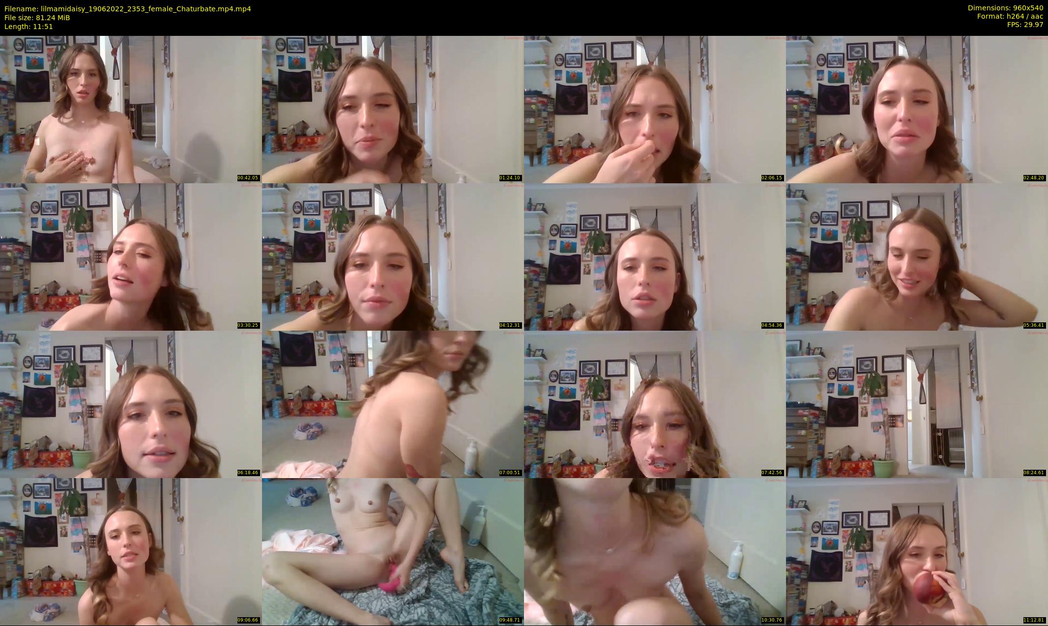 lilmamidaisy — 12 minute Chaturbate female cam show recording, 480p, Jun 19, 2022