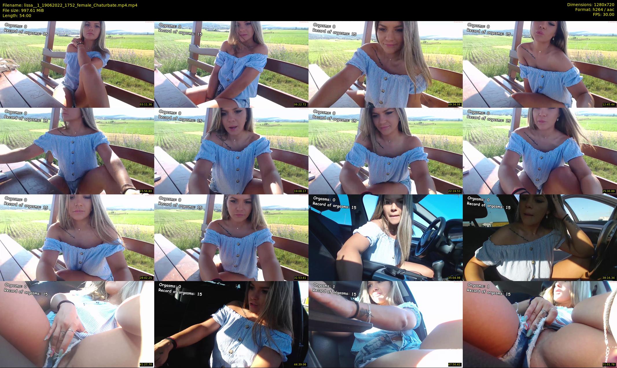 lissa__1 — 54 minute Chaturbate female cam show recording, 720p, Jun 19, 2022