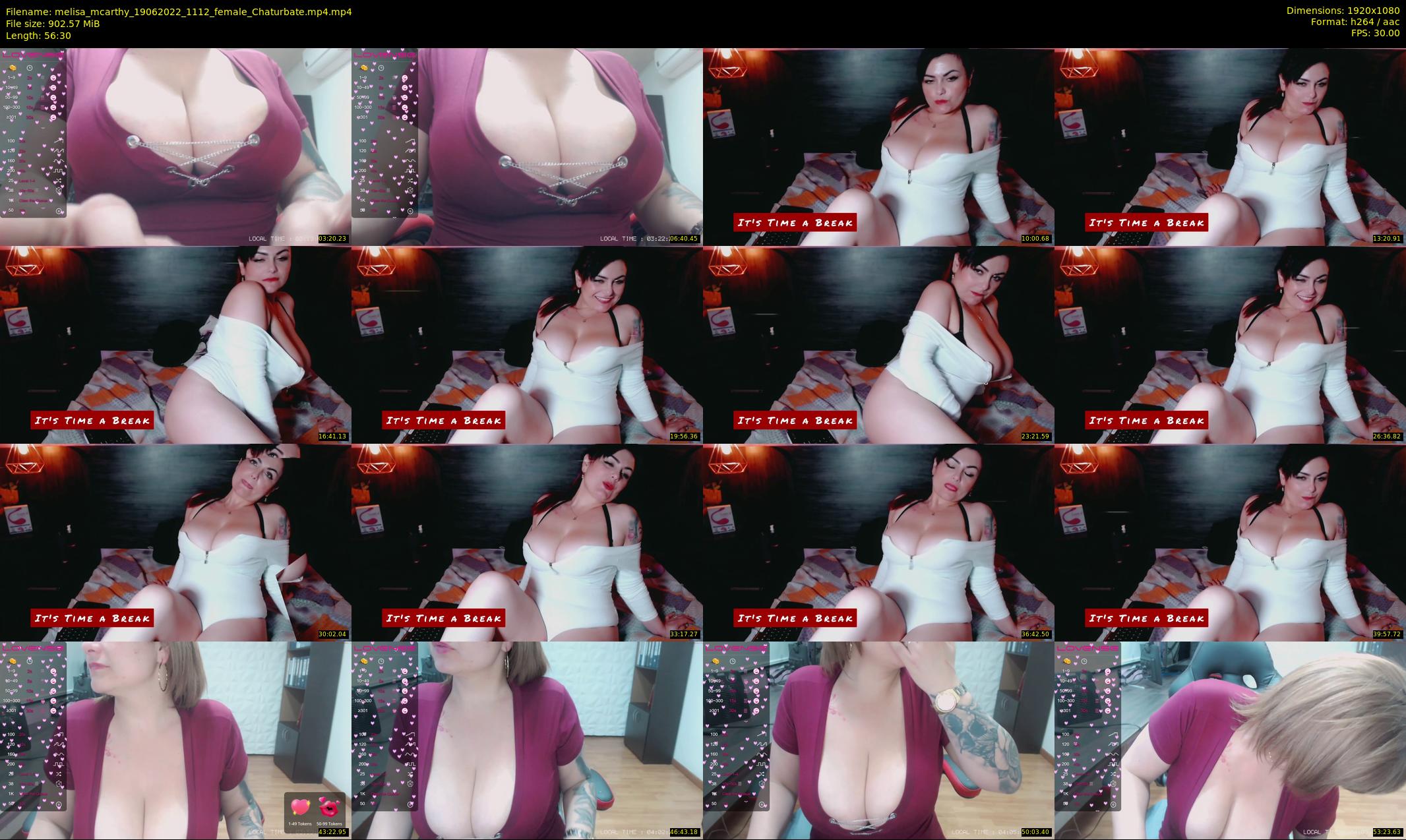melisa_mcarthy — 57 minute Chaturbate couple cam show recording, 1080p, Jun 19, 2022