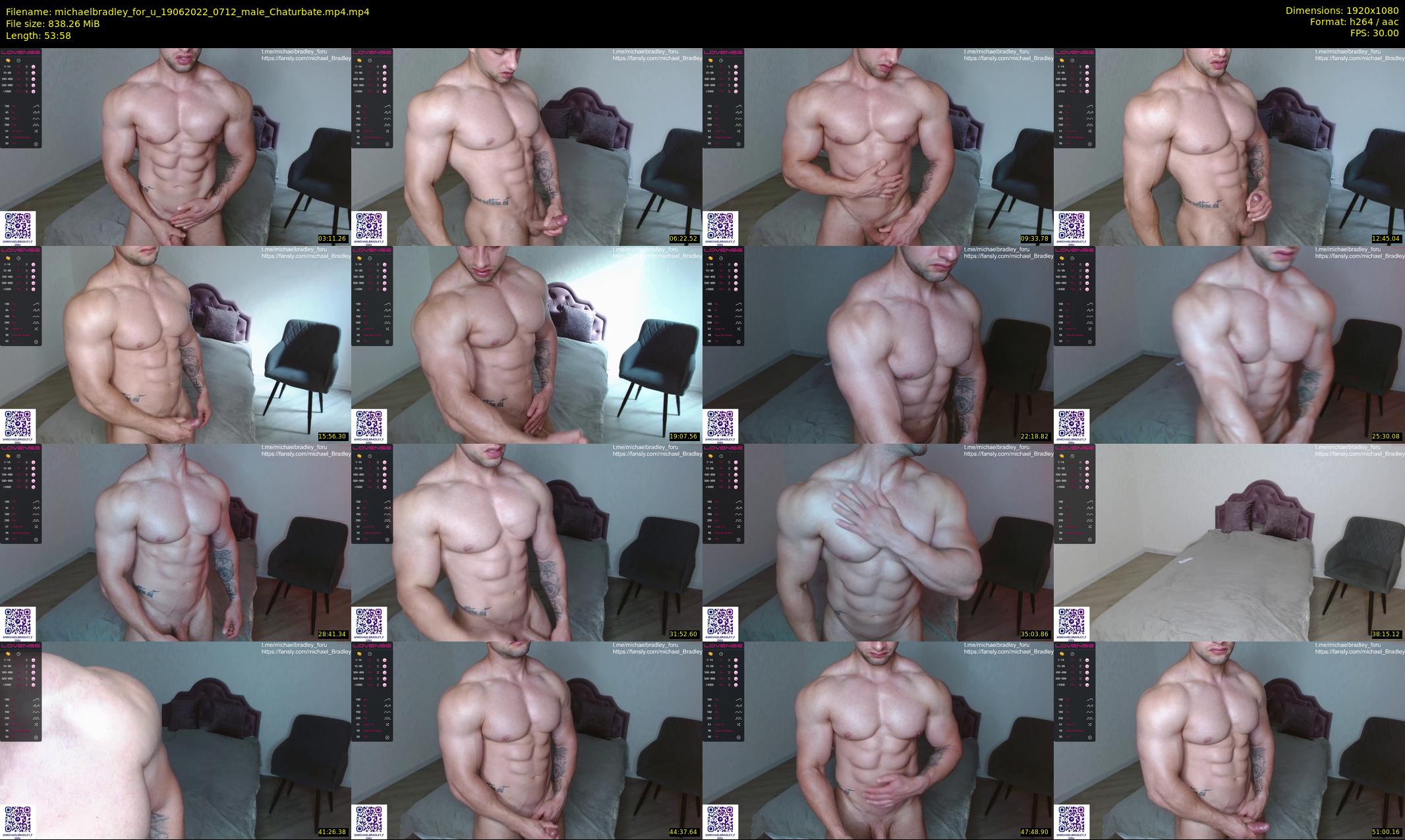 michaelbradley_for_u — 54 minute Chaturbate male cam show recording, 1080p, Jun 19, 2022