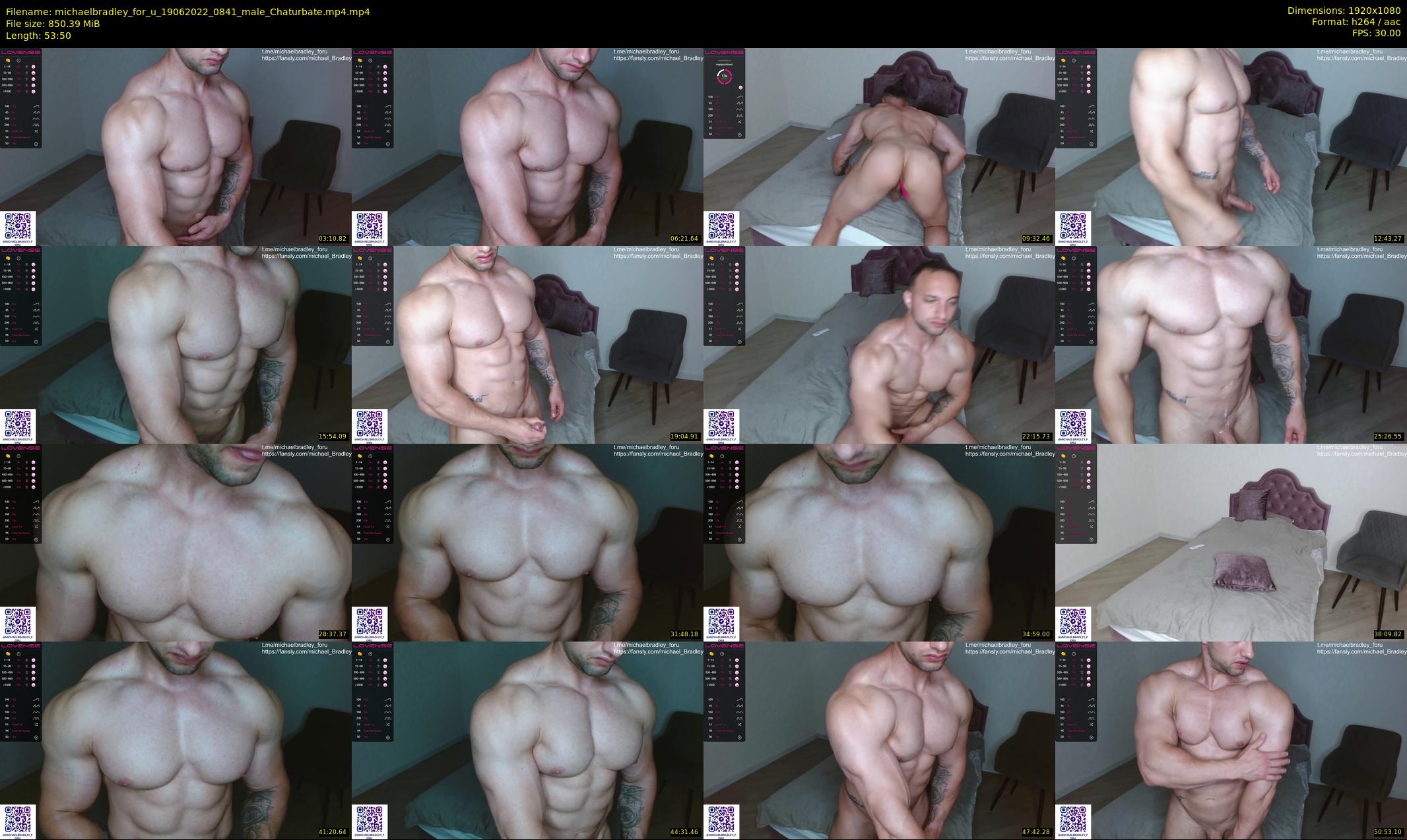 michaelbradley_for_u — 54 minute Chaturbate male cam show recording, 1080p, Jun 19, 2022